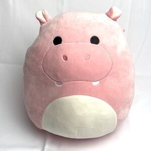 Squishmallows Ridelle The Pink Hippo 11" Stuffed Plush